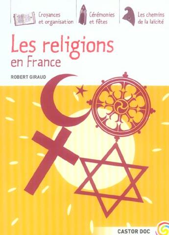 Couverture du livre « Religions en france (les) » de Robert Giraud aux éditions Pere Castor