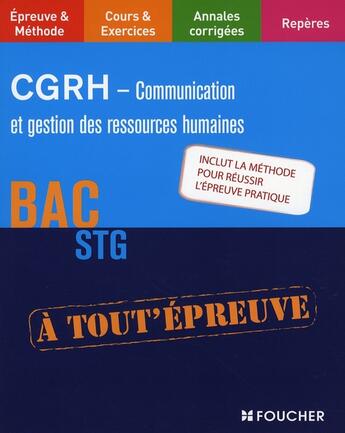 Couverture du livre « Communication et gestion des ressources humaines » de Legrand-M aux éditions Foucher