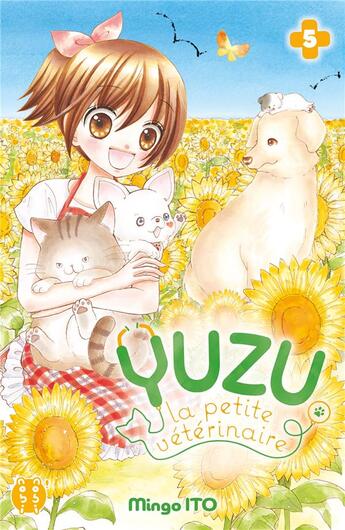 Couverture du livre « Yuzu, la petite vétérinaire Tome 5 » de Mingo Ito aux éditions Nobi Nobi