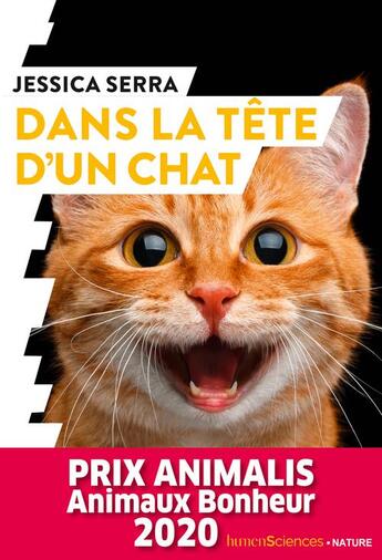 Couverture du livre « Dans la tete d'un chat » de Jessica Serra aux éditions Humensciences