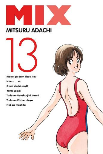 Couverture du livre « Mix Tome 13 » de Mitsuru Adachi aux éditions Delcourt