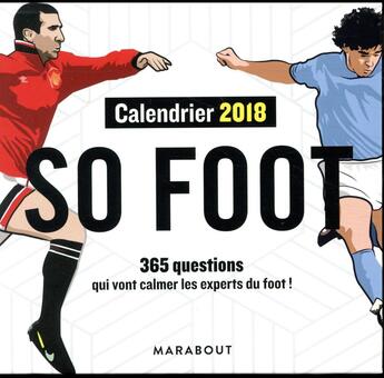 Couverture du livre « Éphéméride so foot (édition 2018) » de  aux éditions Marabout