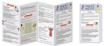 Couverture du livre « Depliants ordinaire de la messe - pack de 15 ex - jeunesse » de Aelf aux éditions Mame