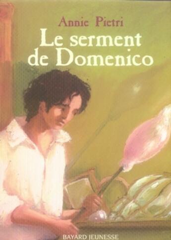 Couverture du livre « Les miroirs du palais t.1 ; le serment de Domenico » de Annie Pietri aux éditions Bayard Jeunesse