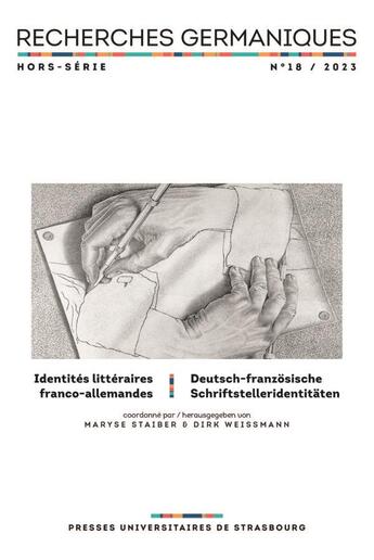 Couverture du livre « Identites litteraires franco-allemandes » de Weissmann Dirk aux éditions Pu De Strasbourg