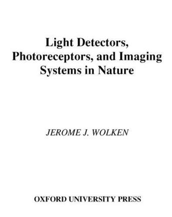 Couverture du livre « Light Detectors, Photoreceptors, and Imaging Systems in Nature » de Wolken Jerome J aux éditions Oxford University Press Usa