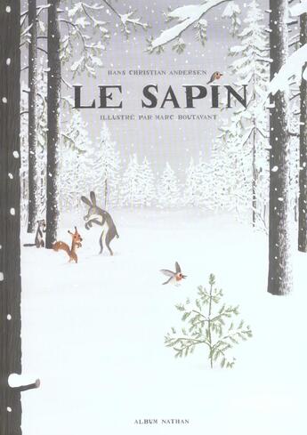 Couverture du livre « Sapin » de Andersen/Boutavant aux éditions Nathan