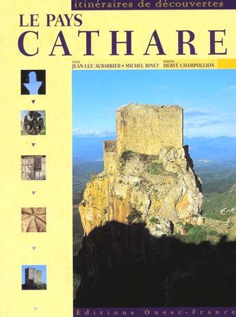 Couverture du livre « Aed pays cathare (le)/it.decouv. » de Jean-Luc Aubarbier aux éditions Ouest France