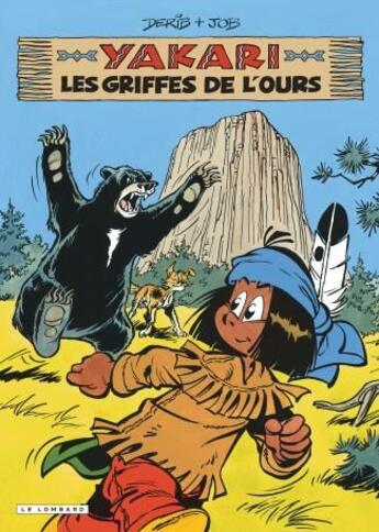 Couverture du livre « Yakari Tome 32 : les griffes de l'ours » de Derib et Job aux éditions Lombard