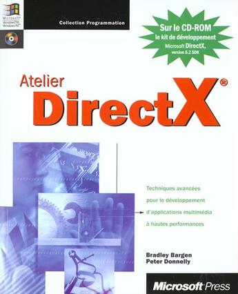 Couverture du livre « Atelier Direct X » de Bradley Bargen et Peter Donelly aux éditions Microsoft Press
