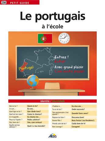 Couverture du livre « Le Portugais A L'Ecole » de  aux éditions Aedis