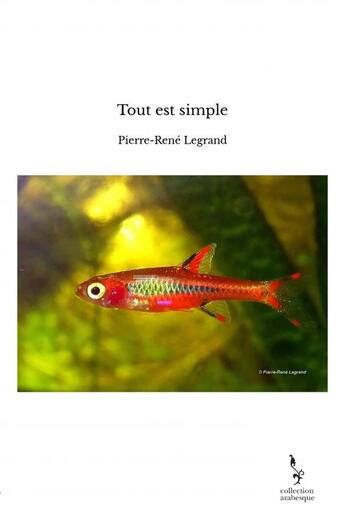 Couverture du livre « Tout est simple » de Pierre-René Legrand aux éditions Thebookedition.com