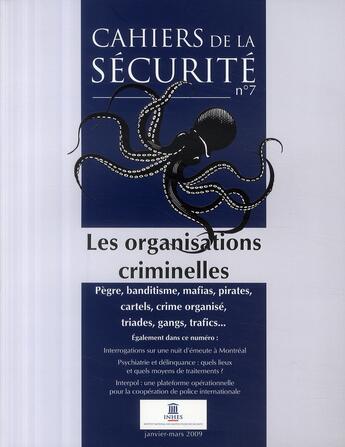 Couverture du livre « Les organisations criminelles » de  aux éditions Documentation Francaise