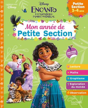 Couverture du livre « Disney - encanto - mon annee de petite section (3-4 ans) » de Hachette Education aux éditions Hachette Education