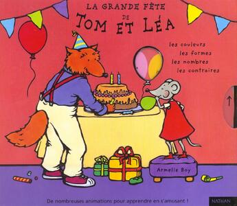 Couverture du livre « Grande fete de tom et lea » de Armelle Boy aux éditions Nathan