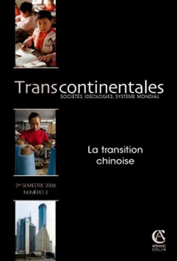 Couverture du livre « Transcontinentales t.3 (édition 2/2006) » de  aux éditions Armand Colin