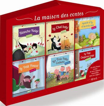 Couverture du livre « La maison des contes ; coffret » de  aux éditions Fleurus