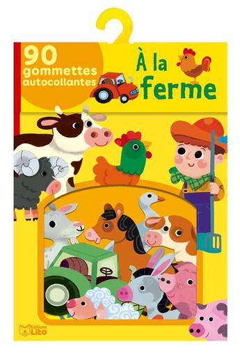 Couverture du livre « Gommettes a la ferme » de  aux éditions Lito