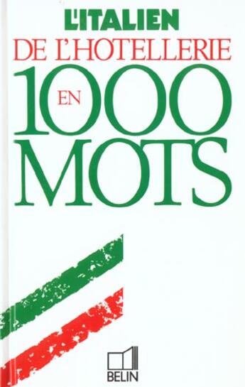 Couverture du livre « Italien hotell./1000m » de Rofe Cederna aux éditions Belin