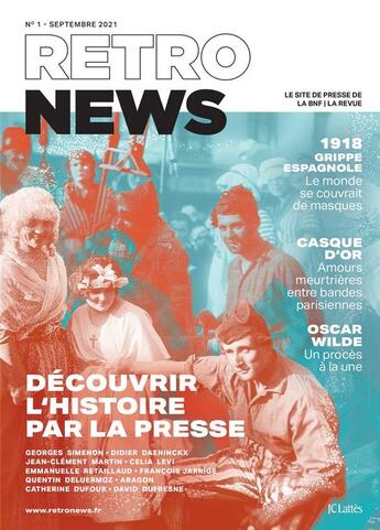 Couverture du livre « Retronews » de Bnf Partenariats aux éditions Lattes