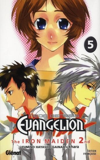 Couverture du livre « Evangelion ; neon genesis - Iron Maiden 2nd Tome 5 » de Khara et Fumino Hayashi et Gainax aux éditions Glenat