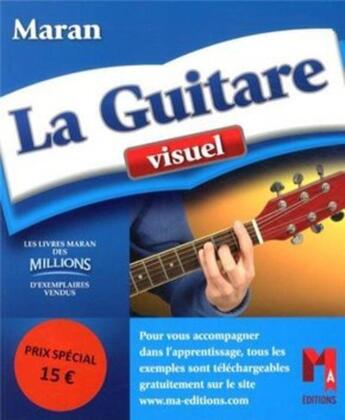 Couverture du livre « La guitare visuel » de Christophe Reverchon aux éditions Micro Application