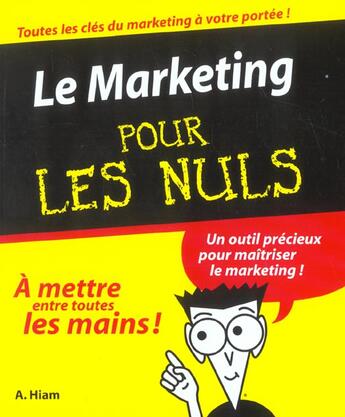 Couverture du livre « Le Marketing » de Alexander Hiam aux éditions First