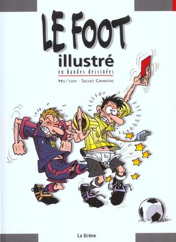 Couverture du livre « Le foot illustre en bandes dessinees » de Camboni et Mo aux éditions Source