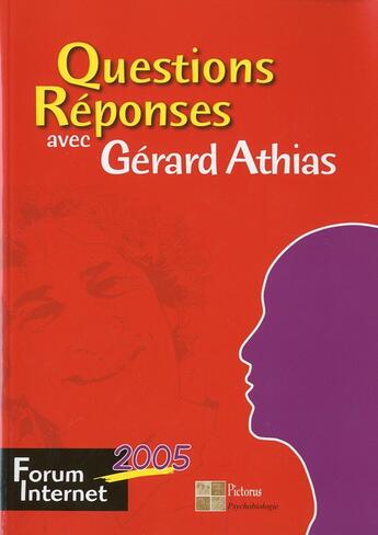 Couverture du livre « Questions réponses » de Gerard Athias aux éditions Pictorus