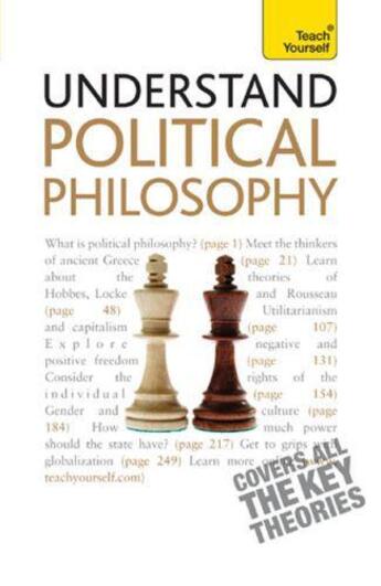 Couverture du livre « Understand Political Philosophy: Teach Yourself » de Mel Thompson aux éditions Hodder Education Digital