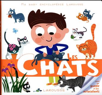 Couverture du livre « Les chats » de Emilie Gillet aux éditions Larousse