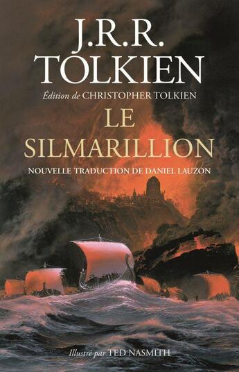 Couverture du livre « Le Silmarillion » de Ted Nasmith et J. R. R. Tolkien aux éditions Christian Bourgois