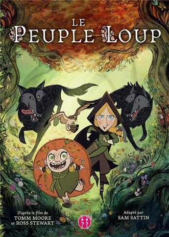 Couverture du livre « Le peuple loup » de Stewart Ross et Tom Moore et Sam Sattin aux éditions Nobi Nobi