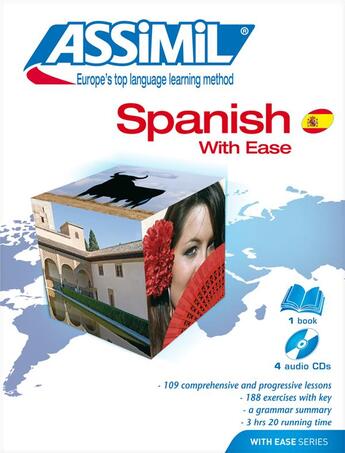 Couverture du livre « Pack cd spanish with ease » de Anton F.Javier aux éditions Assimil