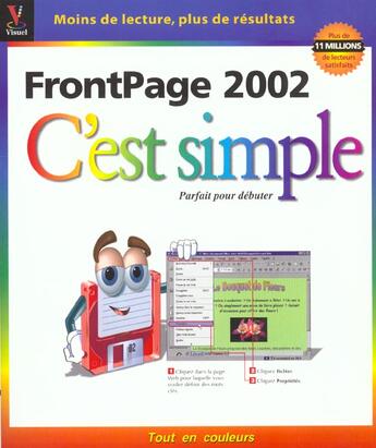 Couverture du livre « Frontpage ; Edition 2002 » de Marangraphics aux éditions First Interactive