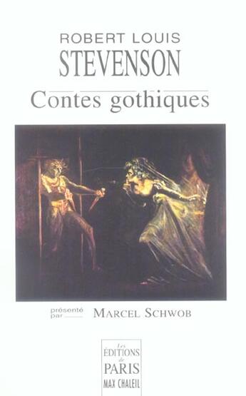 Couverture du livre « Contes gothiques » de Robert Louis Stevenson aux éditions Paris