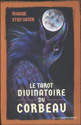 Couverture du livre « Le tarot divinatoire du corbeau » de Maggie Stiefvater aux éditions Contre-dires