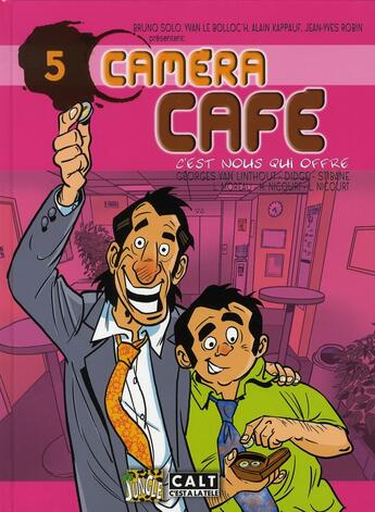 Couverture du livre « Camera cafe t.5 » de Linthout/Didge/Stiba aux éditions Casterman