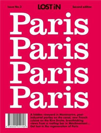 Couverture du livre « Lost in travel guide paris » de Lost In aux éditions Lost In