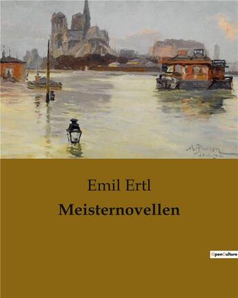 Couverture du livre « Meisternovellen » de Emil Ertl aux éditions Culturea