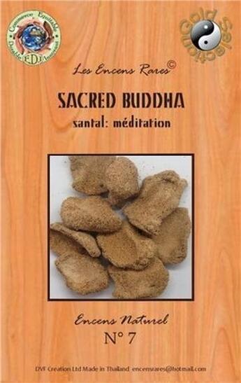 Couverture du livre « Encens rares : bouddha sacre - meditation - 25 gr » de  aux éditions Dg-exodif