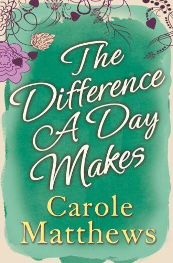 Couverture du livre « The Difference a Day Makes » de Carole Matthews aux éditions Little Brown Book Group Digital