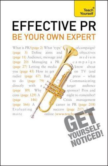 Couverture du livre « Effective PR: Be Your Own Expert: Teach Yourself » de Murray Angela aux éditions Hodder Education Digital