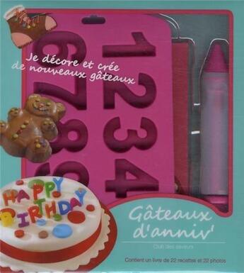 Couverture du livre « Gateaux d'anniv' ; coffret » de  aux éditions I2c