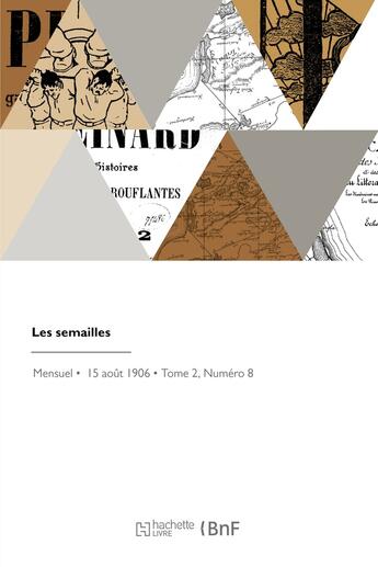 Couverture du livre « Les semailles » de Sillon De La Drome aux éditions Hachette Bnf