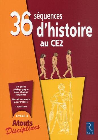 Couverture du livre « 36 séquences histoire au CE2 » de  aux éditions Retz