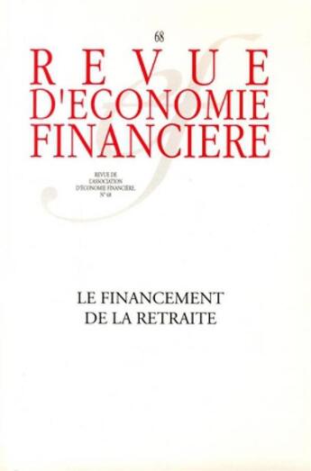 Couverture du livre « Le financement de la retraite » de  aux éditions Association D'economie Financiere