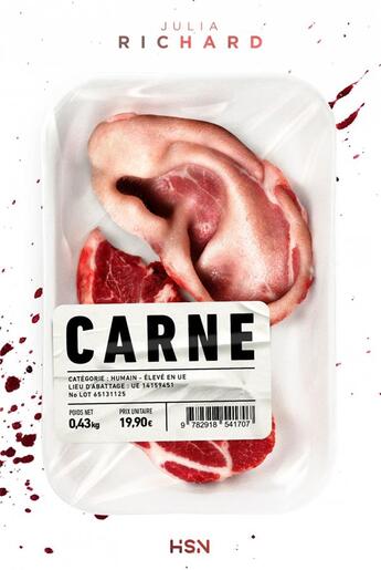 Couverture du livre « Carne » de Julia Richard aux éditions L'homme Sans Nom