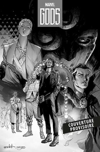 Couverture du livre « G.O.D.S. : Le Quatrième Axe - Edition Noir & Blanc limitée » de Jonathan Hickman et Valerio Schiti aux éditions Panini