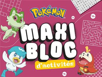 Couverture du livre « Pokémon - Maxi bloc d'activités : Méga bloc » de The Pokemon Company aux éditions Hachette Jeunesse